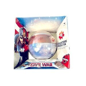 Marvel Captain America Civil War Collectors Puzzle Tin 100 Piece New